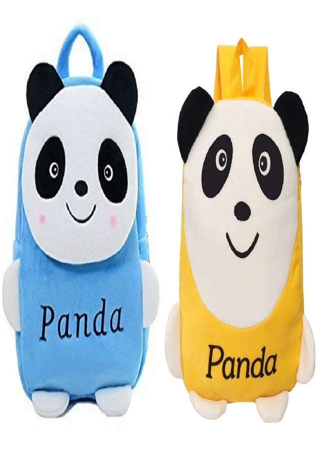 Black Hill Kids School Bag Soft Plush Backpack Combo Cartoon Bags Mini Travel Bag for for Girls Boys Toddler Baby (Pack of 2) - Image 2